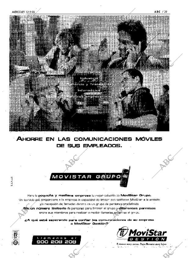 ABC MADRID 13-05-1998 página 29