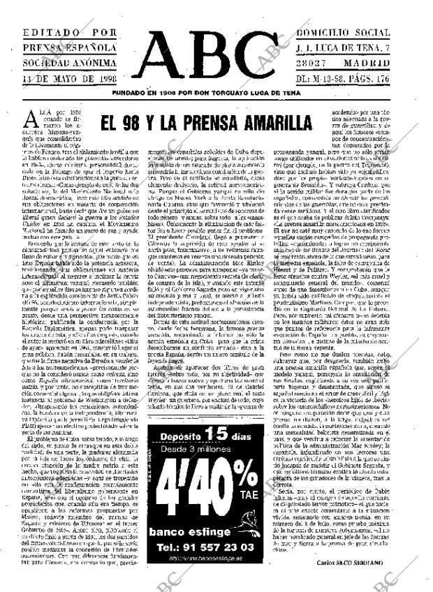 ABC MADRID 13-05-1998 página 3