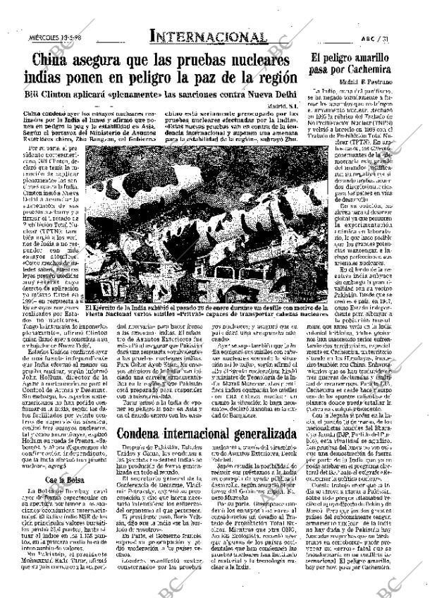 ABC MADRID 13-05-1998 página 31