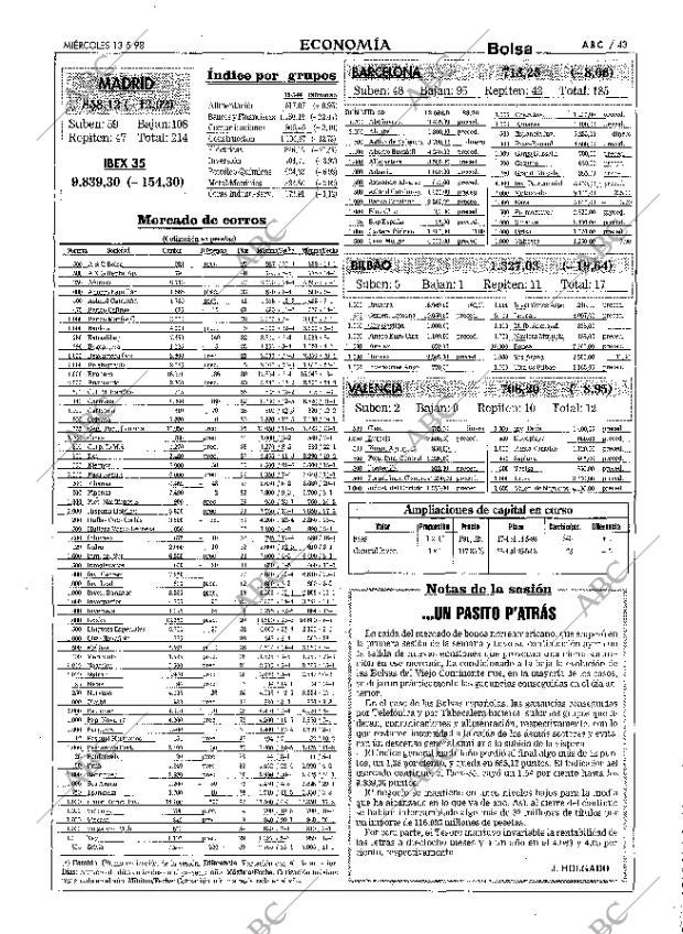 ABC MADRID 13-05-1998 página 43