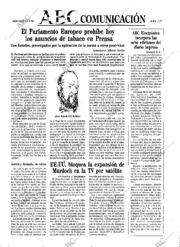 ABC MADRID 13-05-1998 página 57