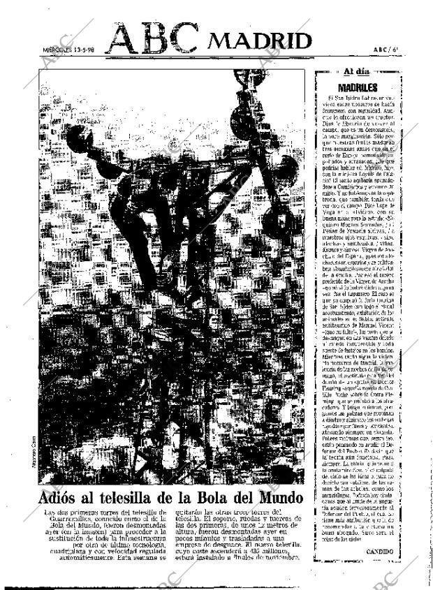 ABC MADRID 13-05-1998 página 61