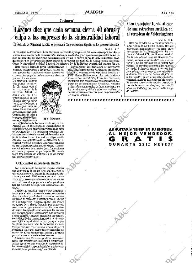 ABC MADRID 13-05-1998 página 65