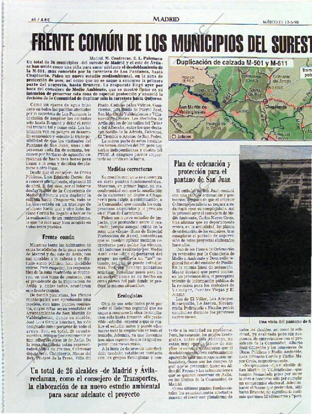 ABC MADRID 13-05-1998 página 68