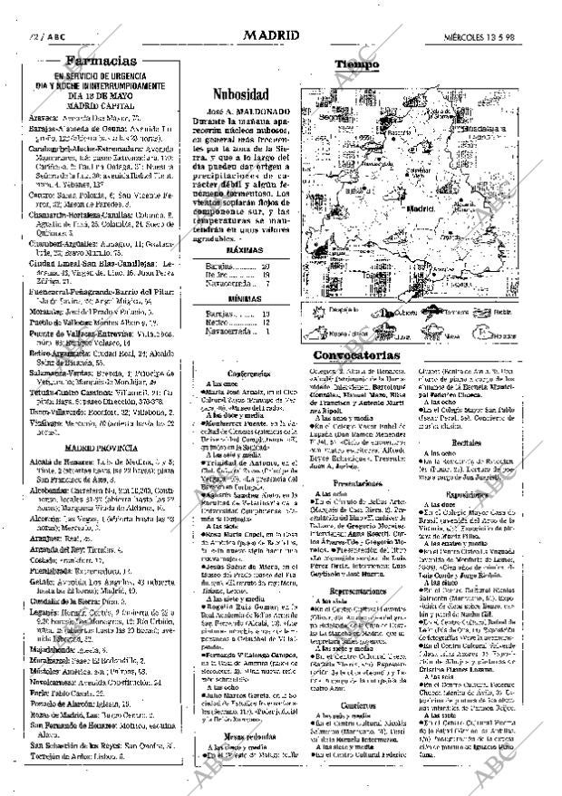 ABC MADRID 13-05-1998 página 72