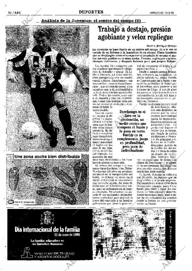 ABC MADRID 13-05-1998 página 86