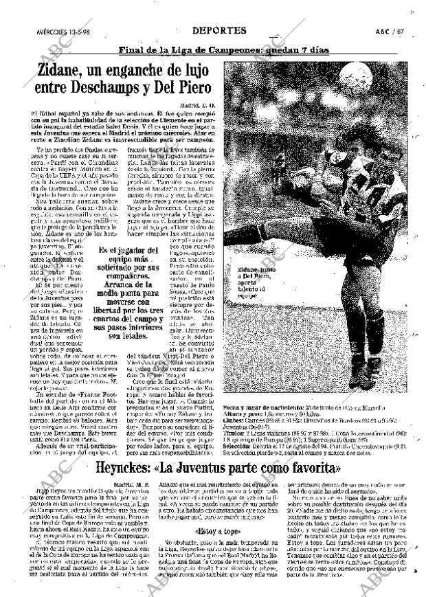 ABC MADRID 13-05-1998 página 87