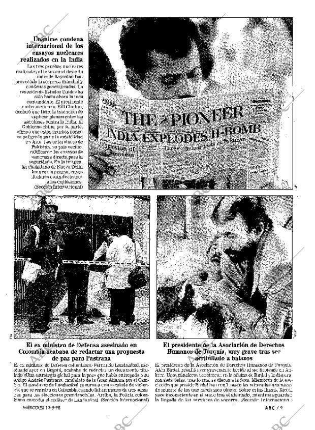 ABC MADRID 13-05-1998 página 9