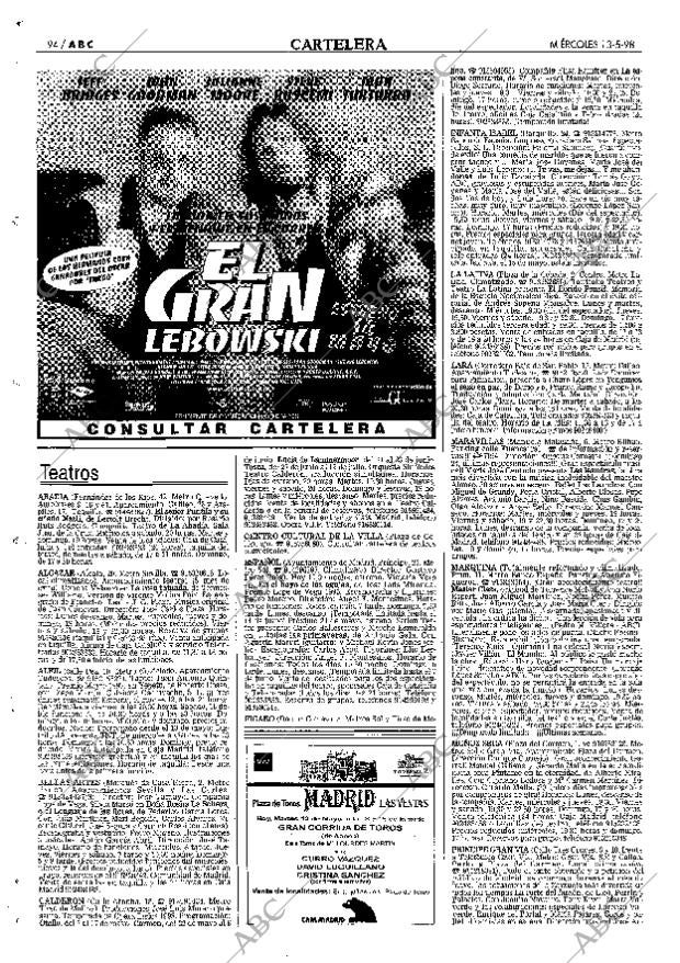 ABC MADRID 13-05-1998 página 94