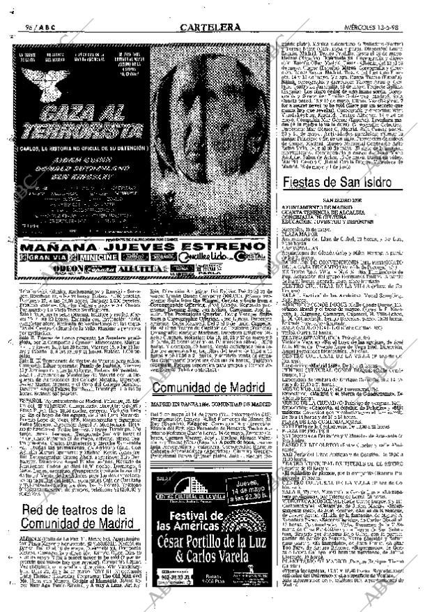 ABC MADRID 13-05-1998 página 96