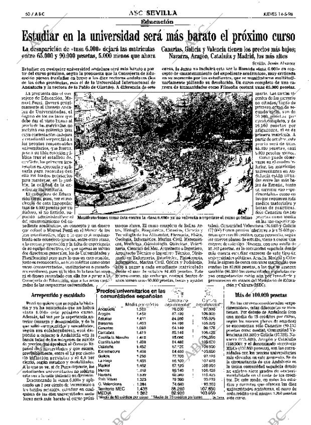 ABC SEVILLA 14-05-1998 página 60