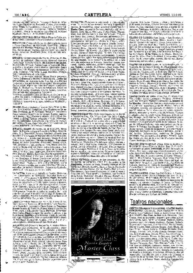 ABC MADRID 15-05-1998 página 100