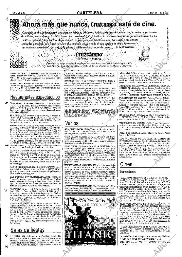 ABC MADRID 15-05-1998 página 106