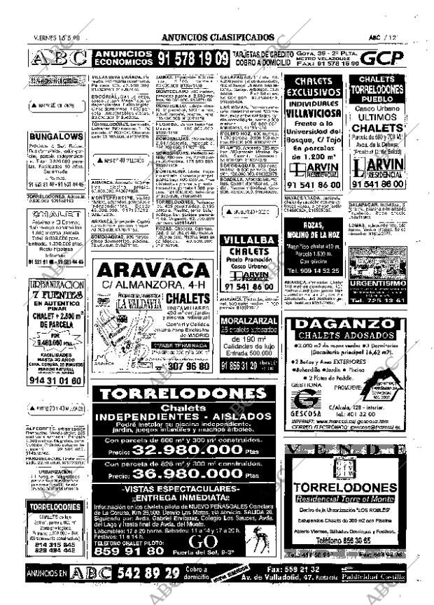 ABC MADRID 15-05-1998 página 121