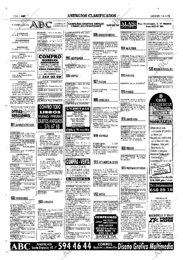 ABC MADRID 15-05-1998 página 130