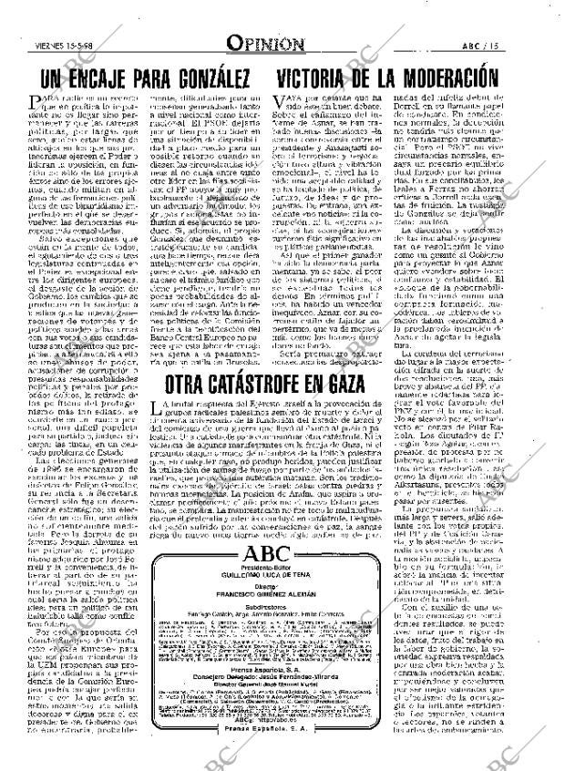 ABC MADRID 15-05-1998 página 15