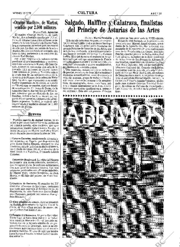 ABC MADRID 15-05-1998 página 55