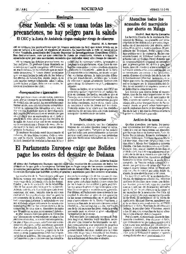 ABC MADRID 15-05-1998 página 58