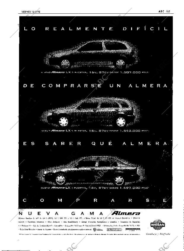ABC MADRID 15-05-1998 página 63