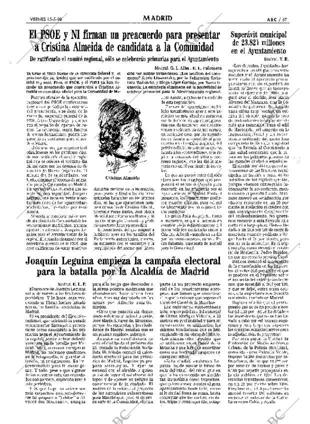 ABC MADRID 15-05-1998 página 67