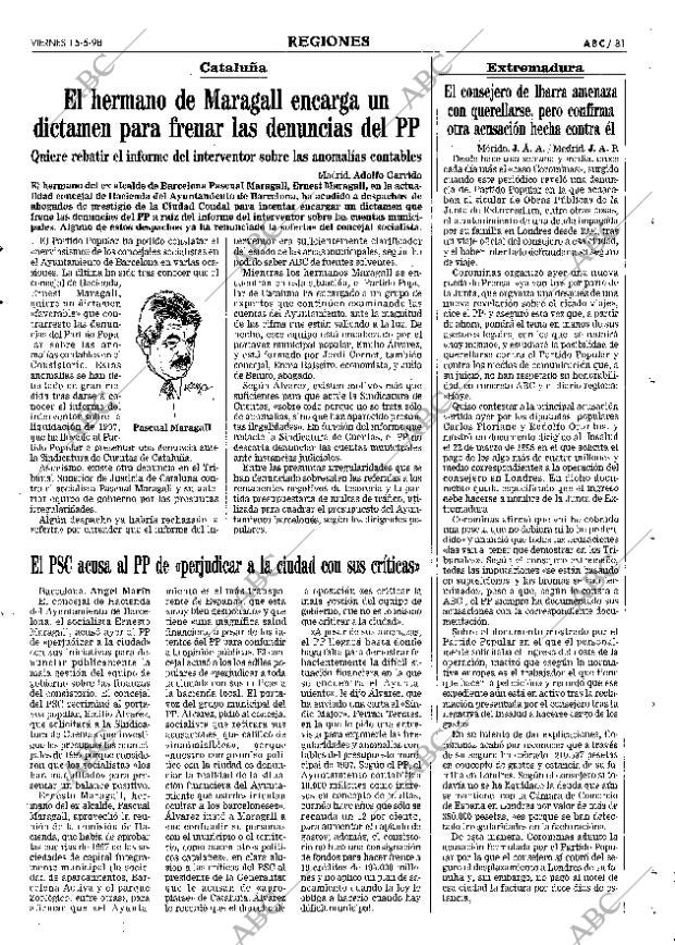 ABC MADRID 15-05-1998 página 81