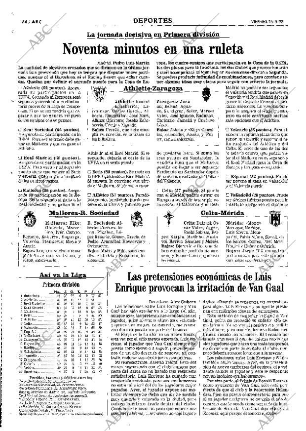 ABC MADRID 15-05-1998 página 84