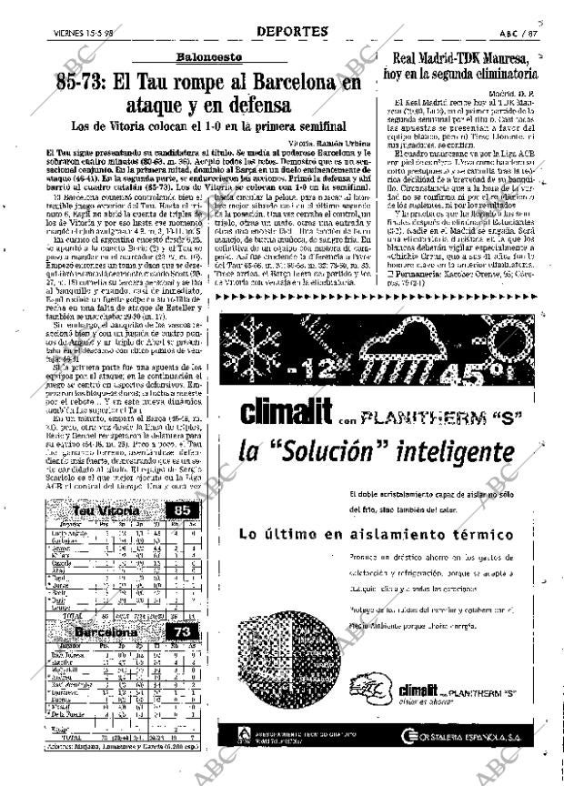 ABC MADRID 15-05-1998 página 87