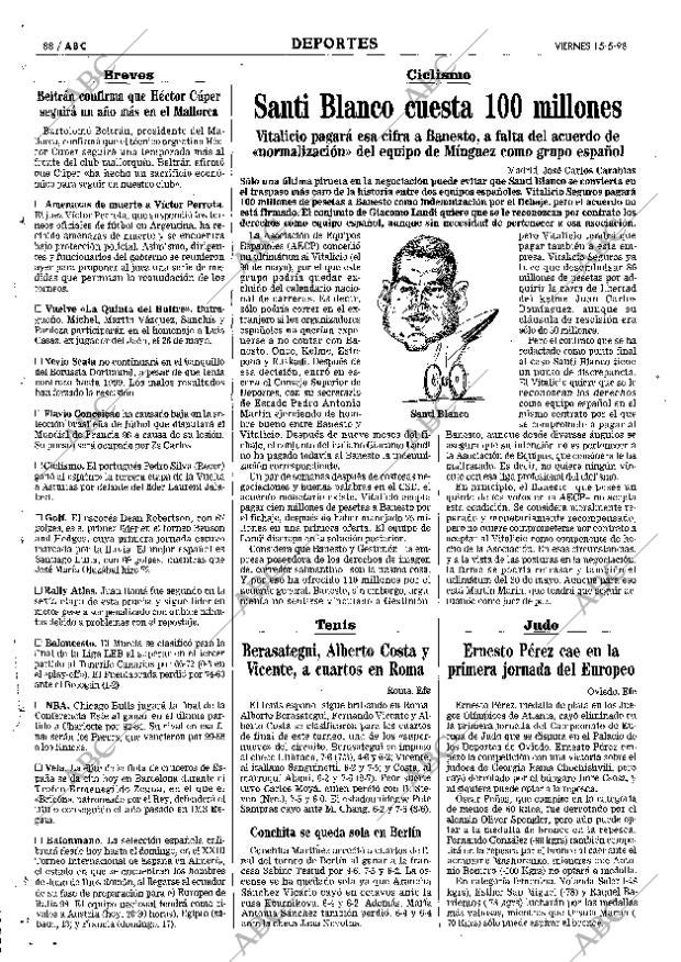 ABC MADRID 15-05-1998 página 88