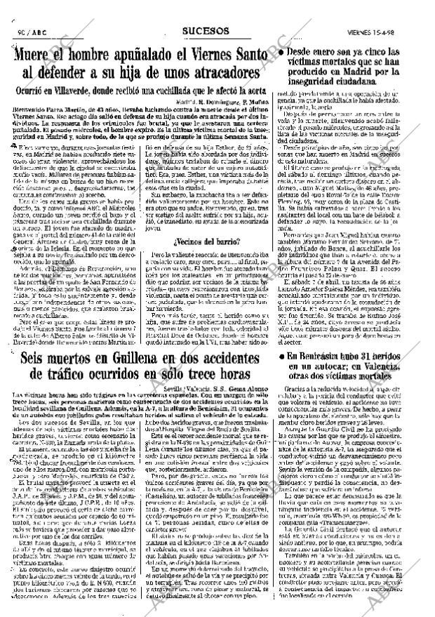 ABC MADRID 15-05-1998 página 90