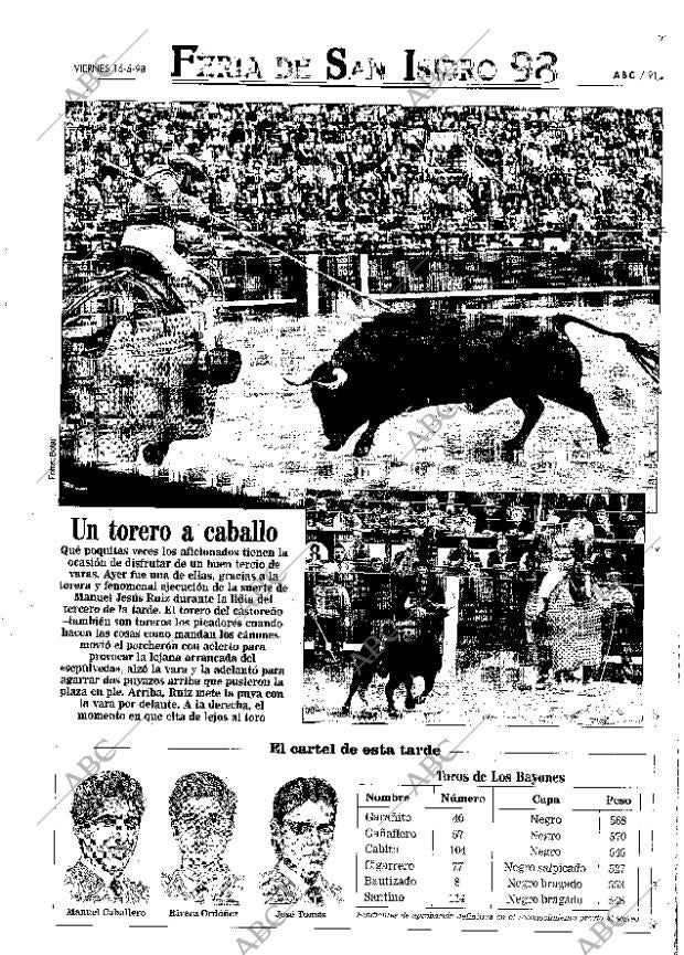 ABC MADRID 15-05-1998 página 91