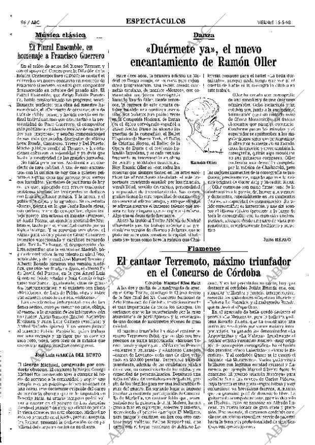ABC MADRID 15-05-1998 página 96