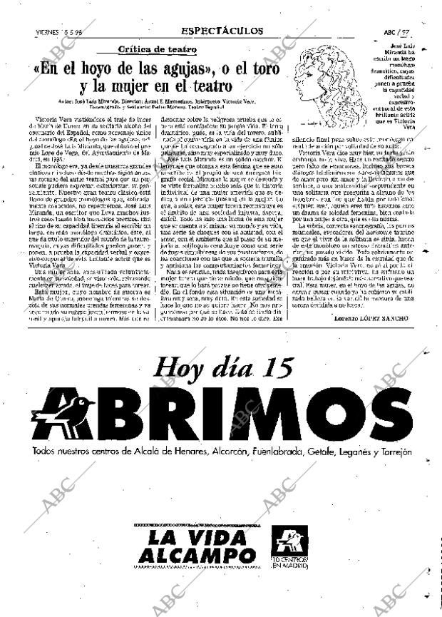 ABC MADRID 15-05-1998 página 97