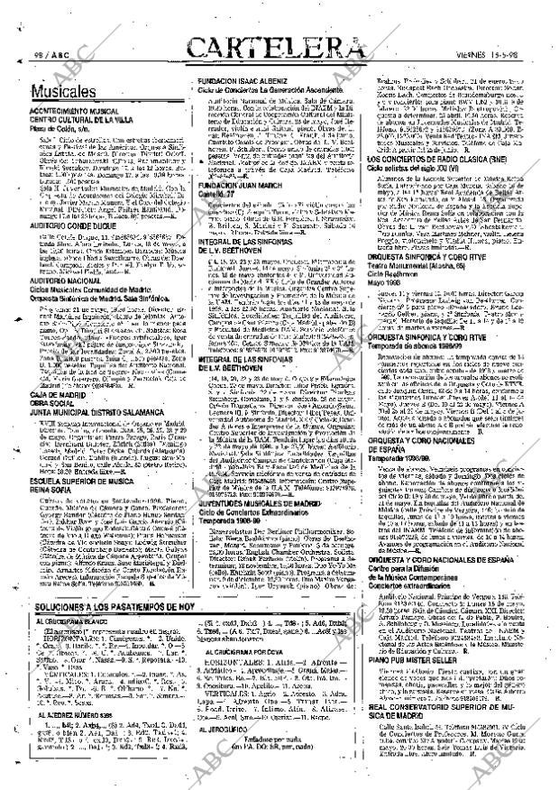 ABC MADRID 15-05-1998 página 98
