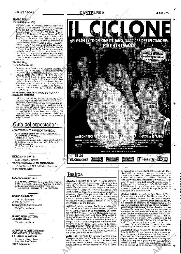 ABC MADRID 15-05-1998 página 99