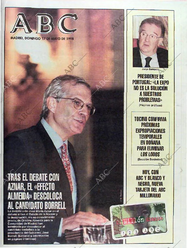 ABC MADRID 17-05-1998 página 1