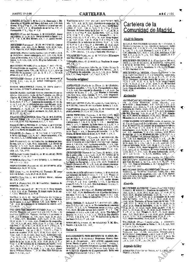 ABC MADRID 19-05-1998 página 105