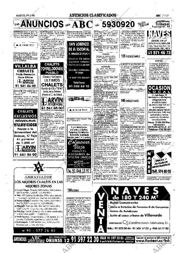 ABC MADRID 19-05-1998 página 117
