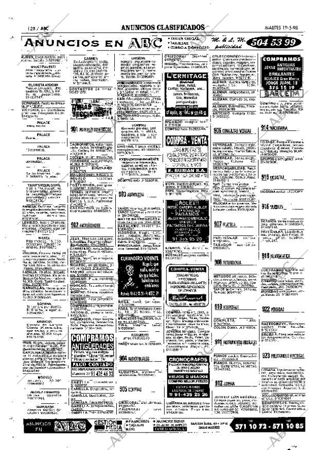 ABC MADRID 19-05-1998 página 128