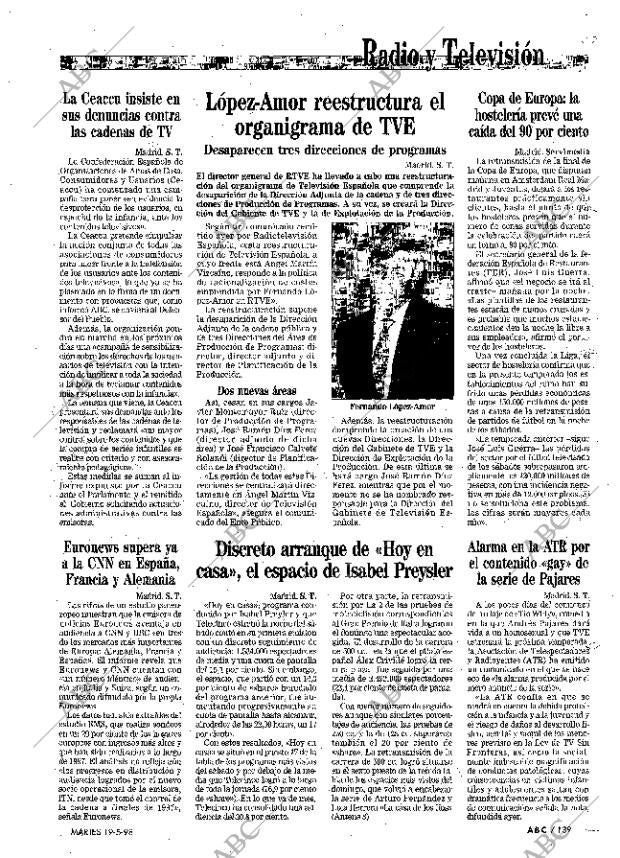 ABC MADRID 19-05-1998 página 139
