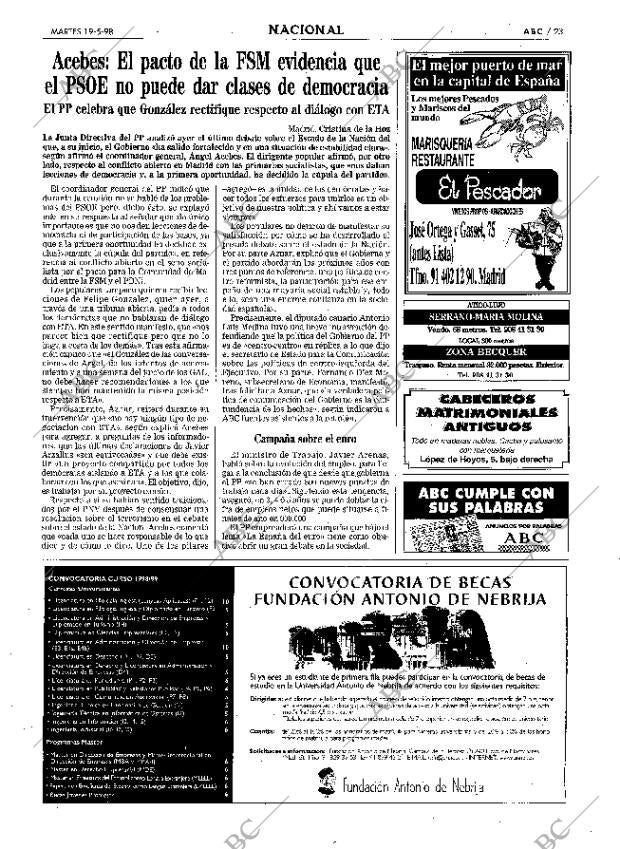 ABC MADRID 19-05-1998 página 23