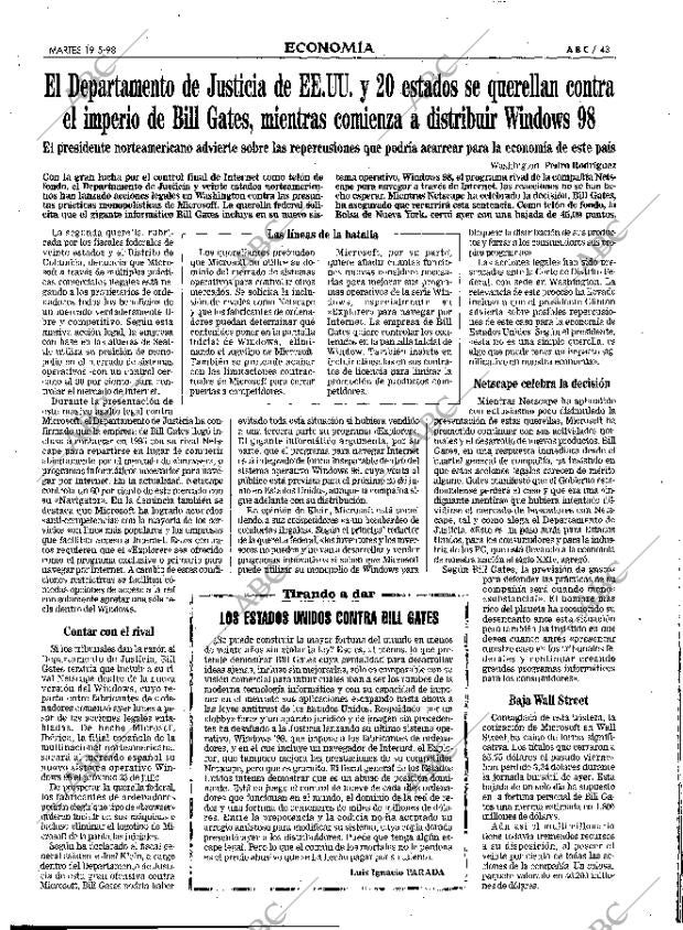 ABC MADRID 19-05-1998 página 43