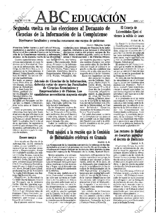 ABC MADRID 19-05-1998 página 61