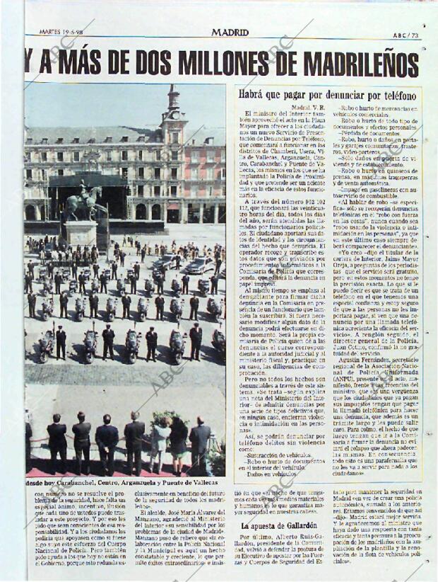 ABC MADRID 19-05-1998 página 73