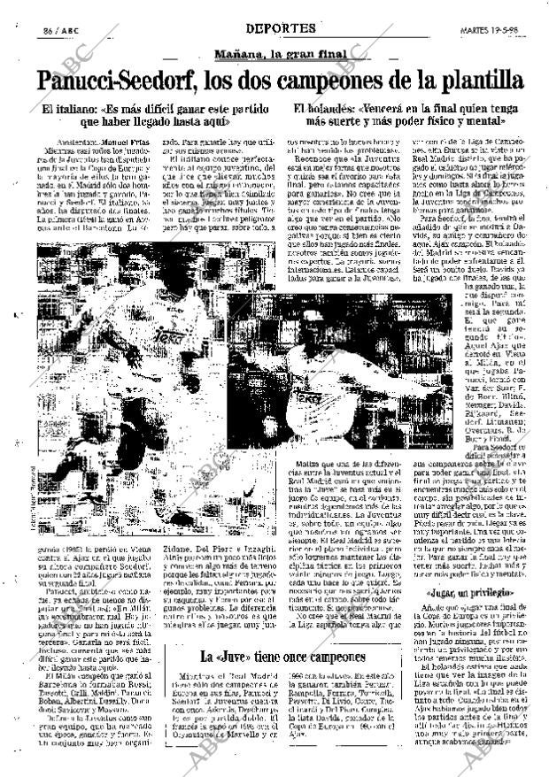 ABC MADRID 19-05-1998 página 86