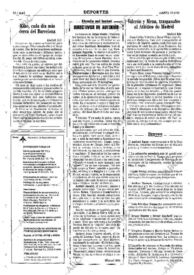 ABC MADRID 19-05-1998 página 92