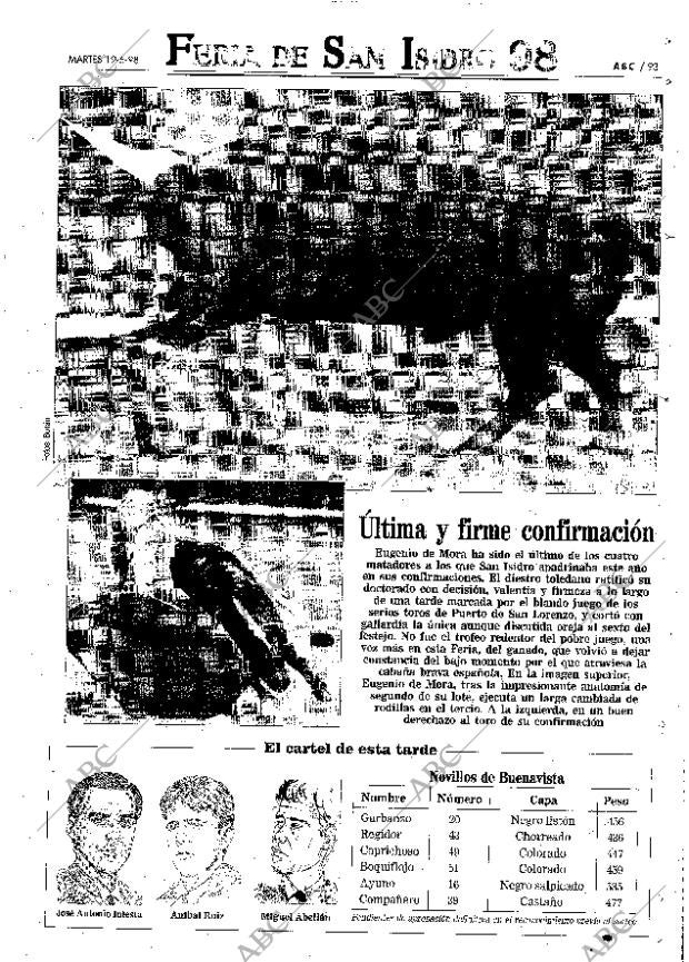 ABC MADRID 19-05-1998 página 93