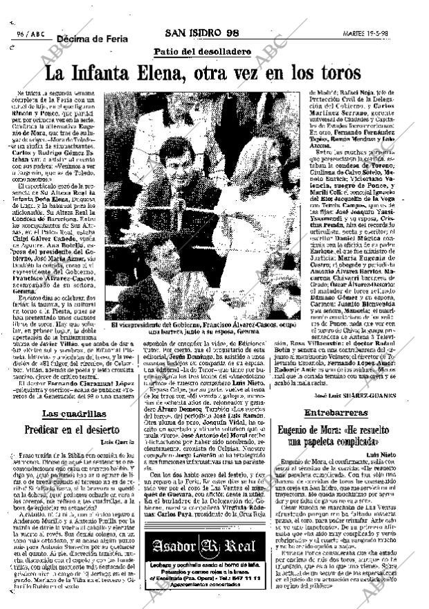 ABC MADRID 19-05-1998 página 96