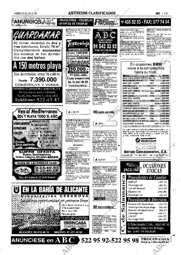 ABC MADRID 20-05-1998 página 131