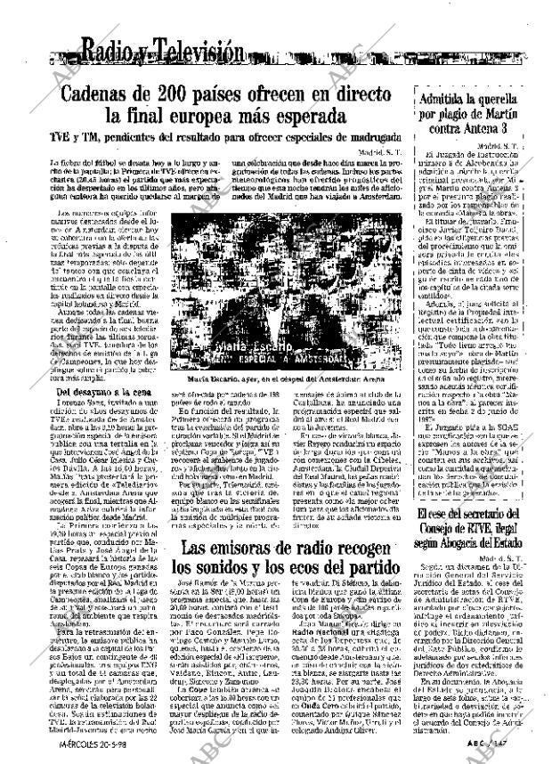 ABC MADRID 20-05-1998 página 147