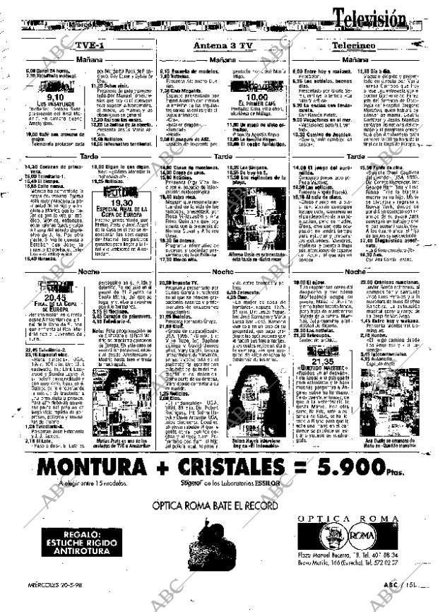 ABC MADRID 20-05-1998 página 151